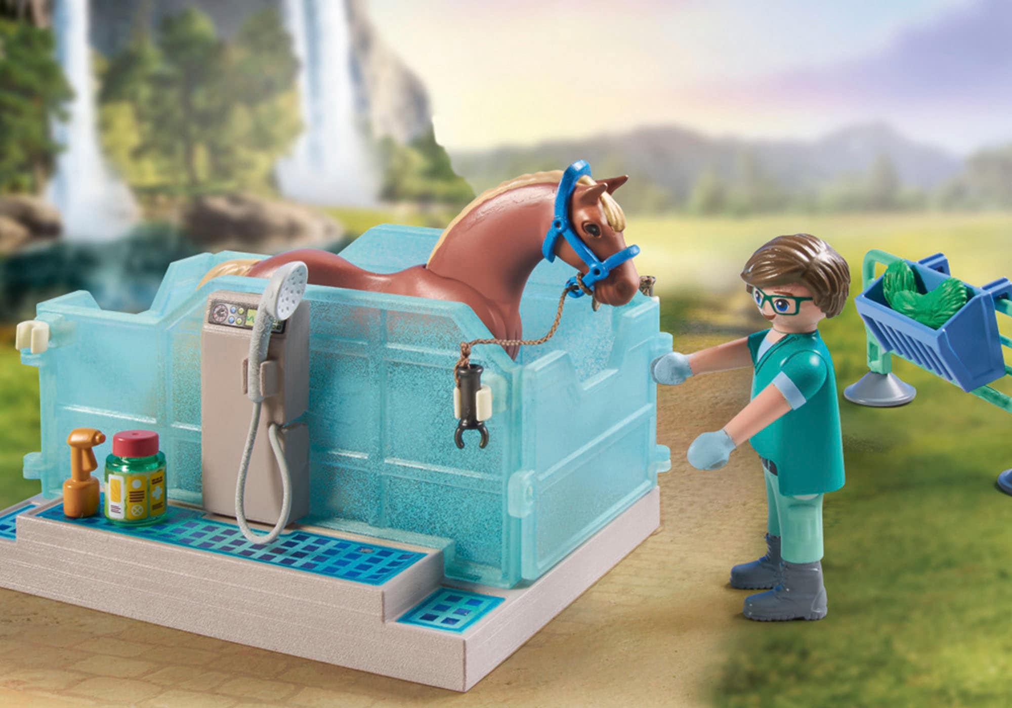 Playmobil® Konstruktions-Spielset »Reittherapie & Tierarztpraxis (71352), Horses of Waterfall«