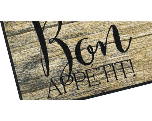 Cook&Wash Bon Appetit bruine vuilopvangmat, 50x150 cm