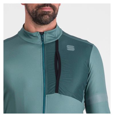 Maillot Manches Longues Sportful Supergiara Thermal Vert