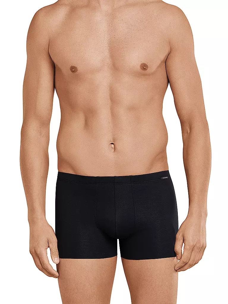 SCHIESSER Pants Laser Cut Schwarz schwarz