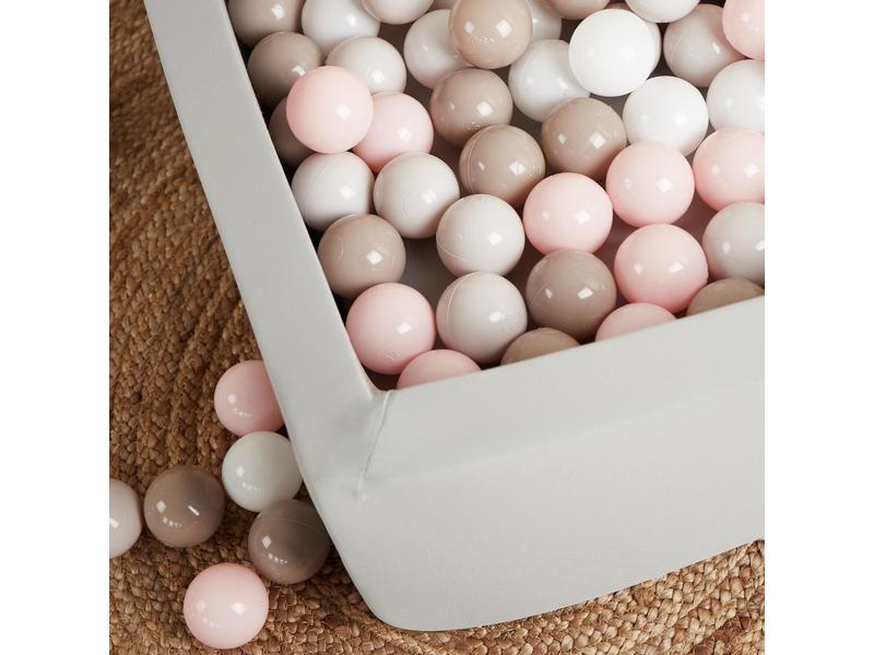 bieco Bälle für Bällebad 100 Stk. Cotton Bälle fürs Spielen