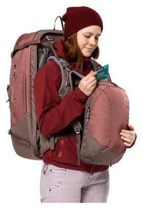 Sac de Randonnée Femme Deuter Access Pro 60 SL Rouge