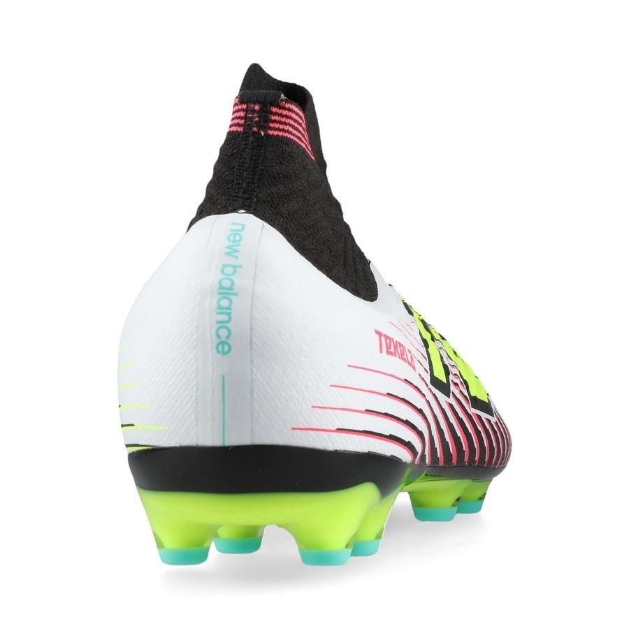 New Balance Tekela V4 Pro AG - Blanc/Violet/Jaune Fluo