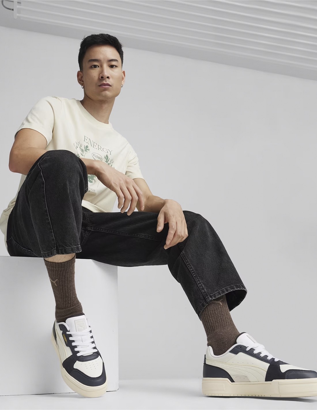 puma Sneakers Homme Ca Pro Lux III Noir/Blanc