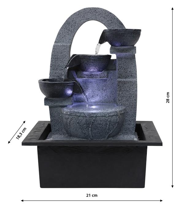Dehner Polyresin-Zimmerbrunnen Skleda