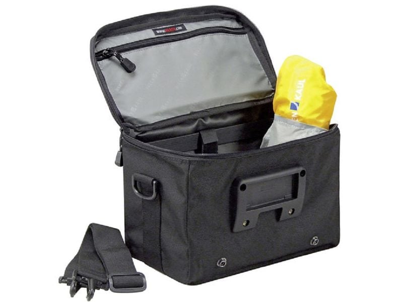 Klick-Fix Lenkertasche Daypack Box mit Adapterplatte, Schwa Lenkertasche mit stabilem Innenrahmen