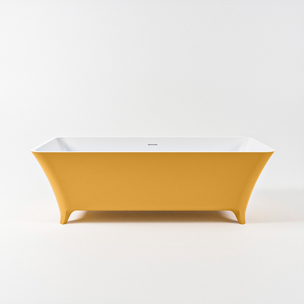 Mondiaz Lundy vrijstaand bad 170x75cm kleur ocher/talc