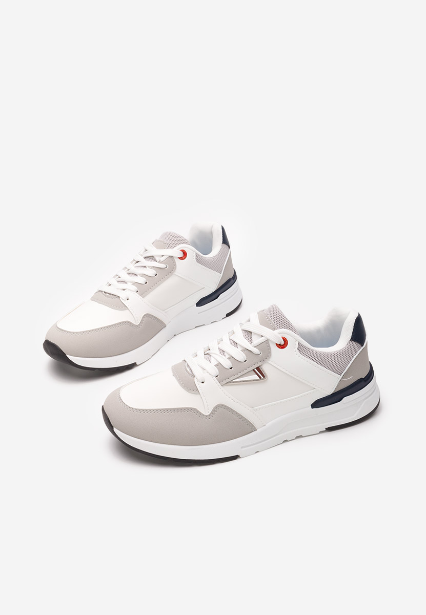 Baskets pour hommes blancs Paultis
