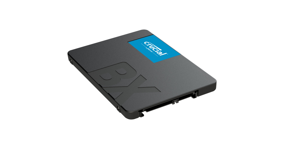 CrucialBX500, 500 GB SSD  (Zwart, CT500BX500SSD1, SATA/600)