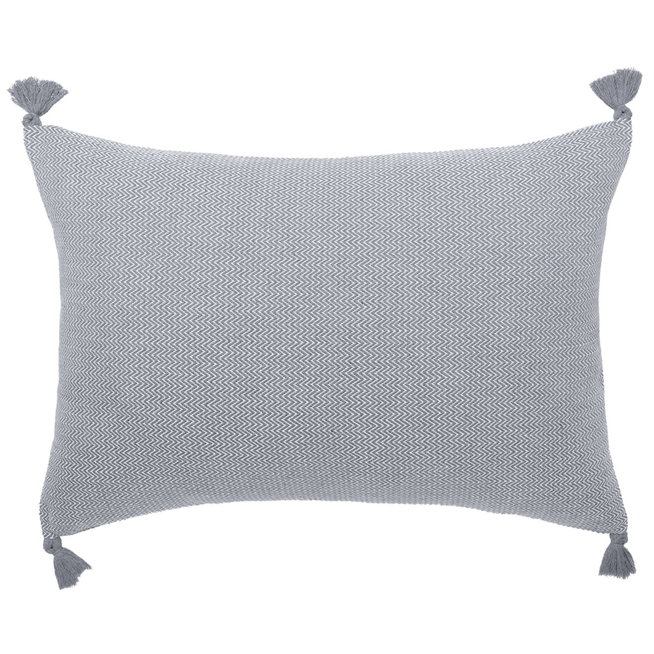 Febronie Housse de coussin Stockholm grise - 60x40 cm