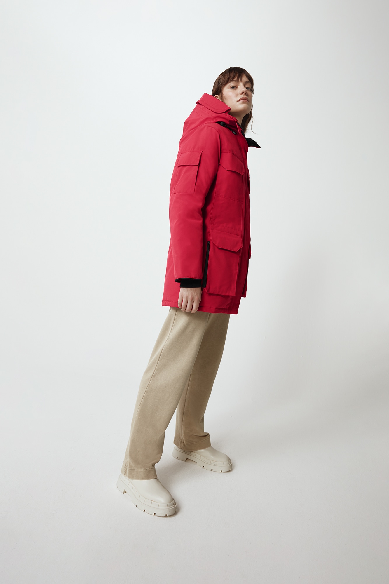 Canada Goose Expedition Parka Women Red