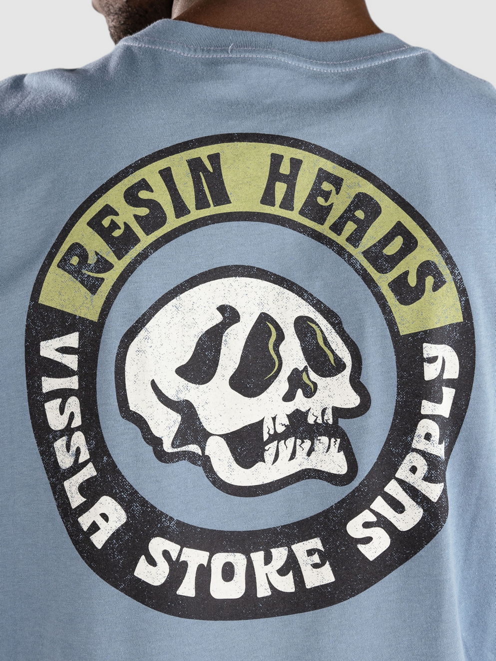 Vissla Resin Heads Premium Organic T-Shirt chambray