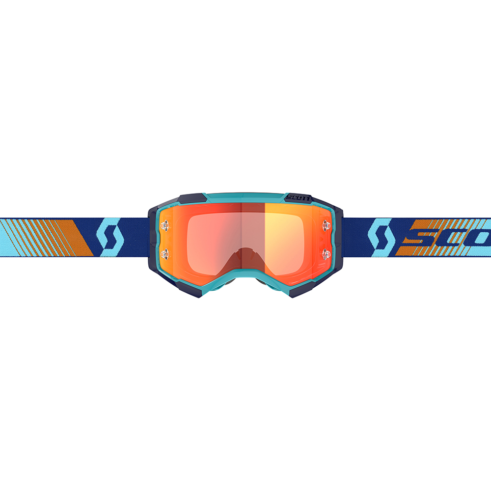Scott - Masque Fury Turquoise / Bleu / Orange