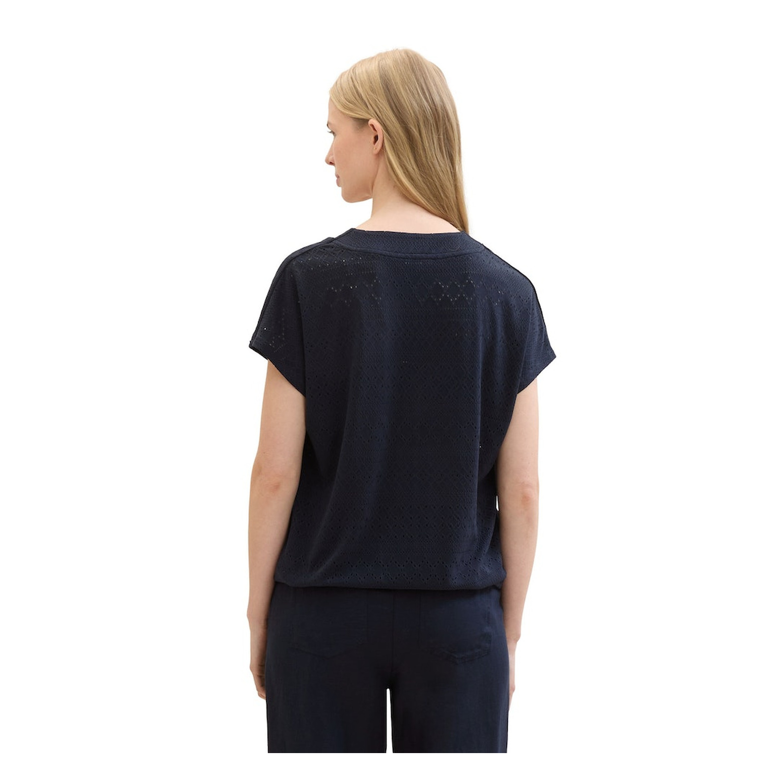 Tom Tailor T-shirt ajour v-neck