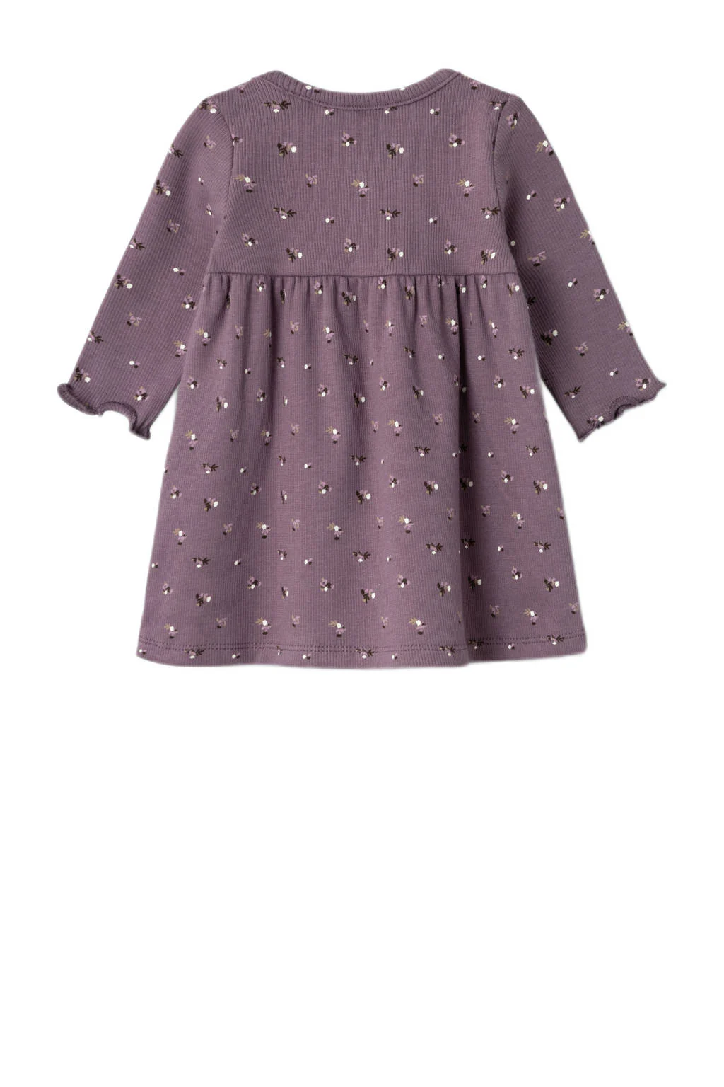 NAME IT gebloemde baby jurk NBFOLINNE mauve