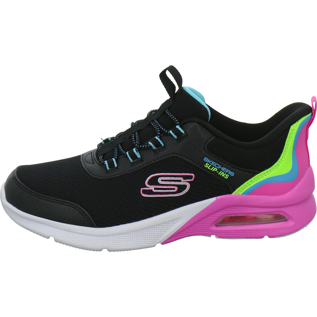 Skechers Halbschuhe Mädchen MICROSPEC MAX Schwarz-kombi