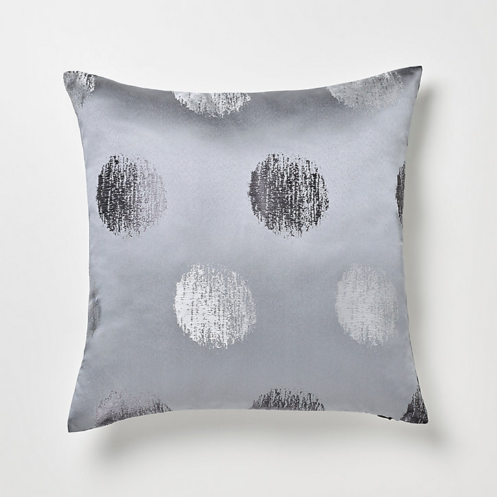 Coussin GoodHome Kolla gris 45 x 45 cm