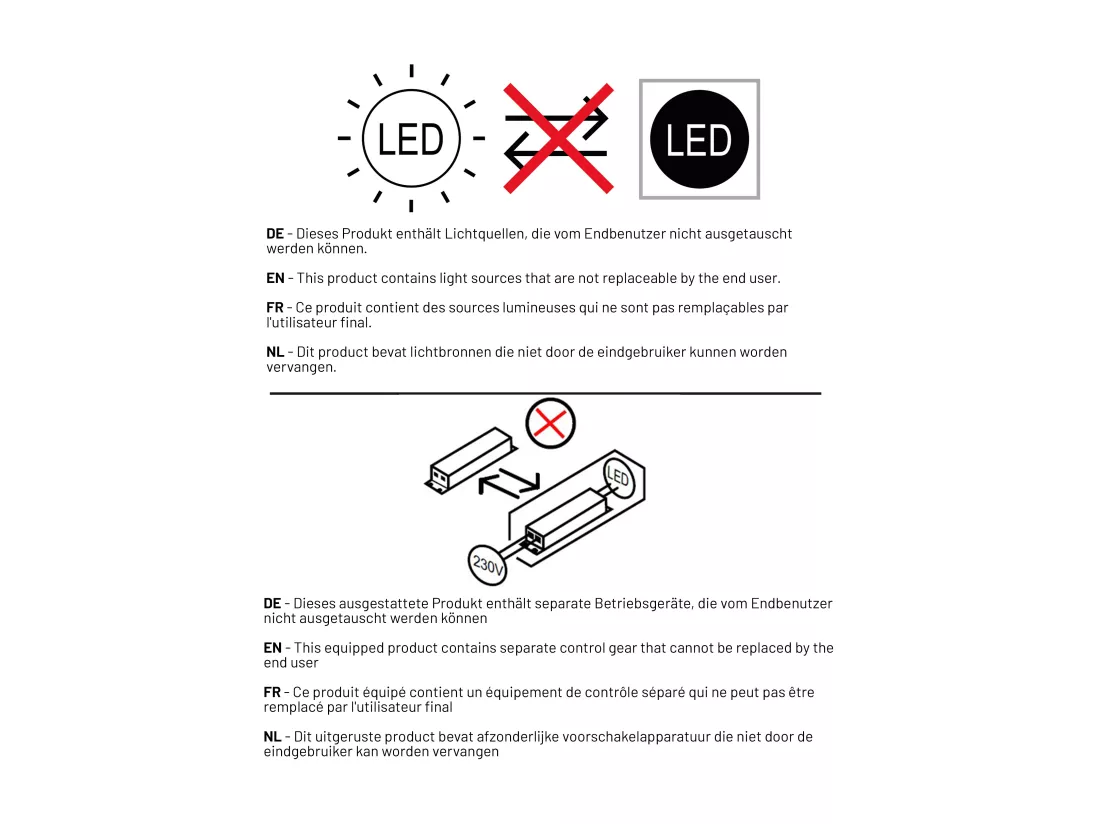 Éclairage LED en saillie Miroir Blino