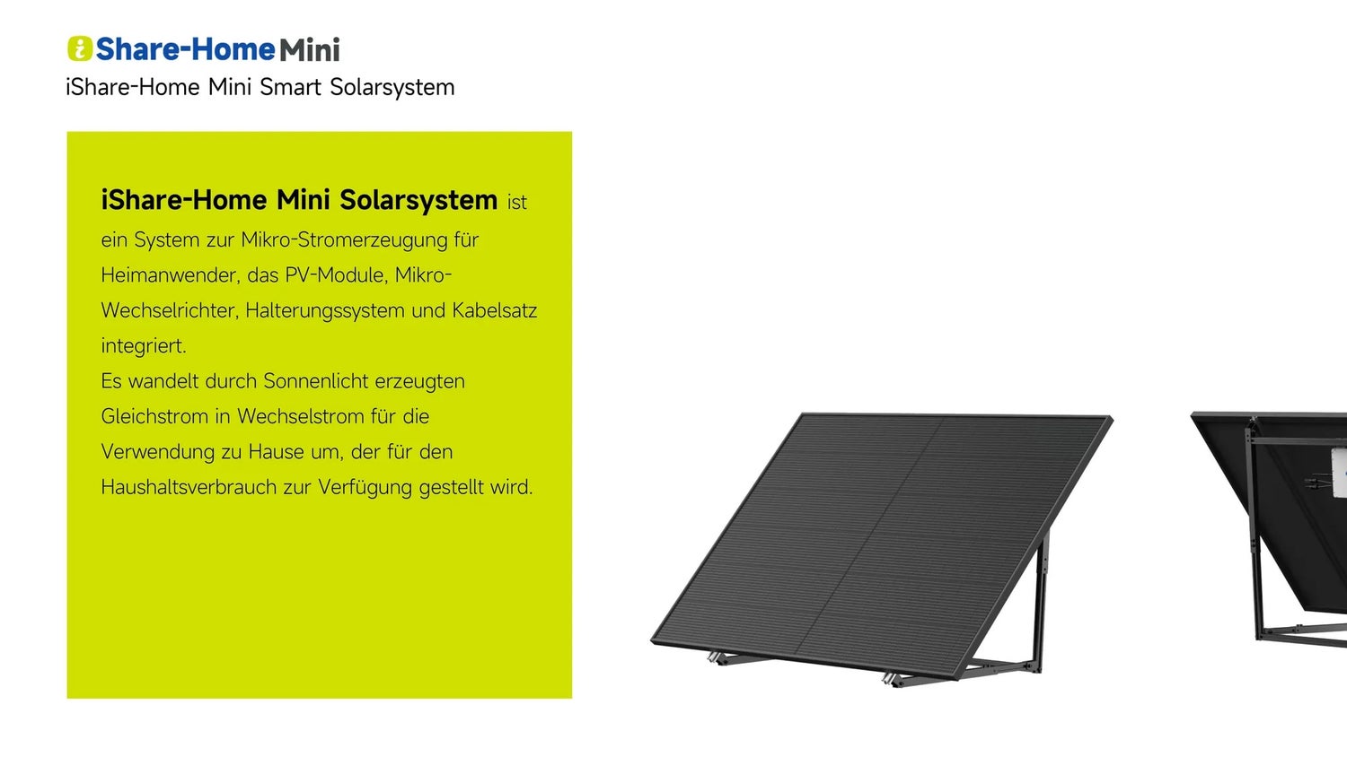 Slenergy 800 Watt balkonstroominstallatie inclusief standaard/beugel/verlengkabel/micro-omvormer met wifi