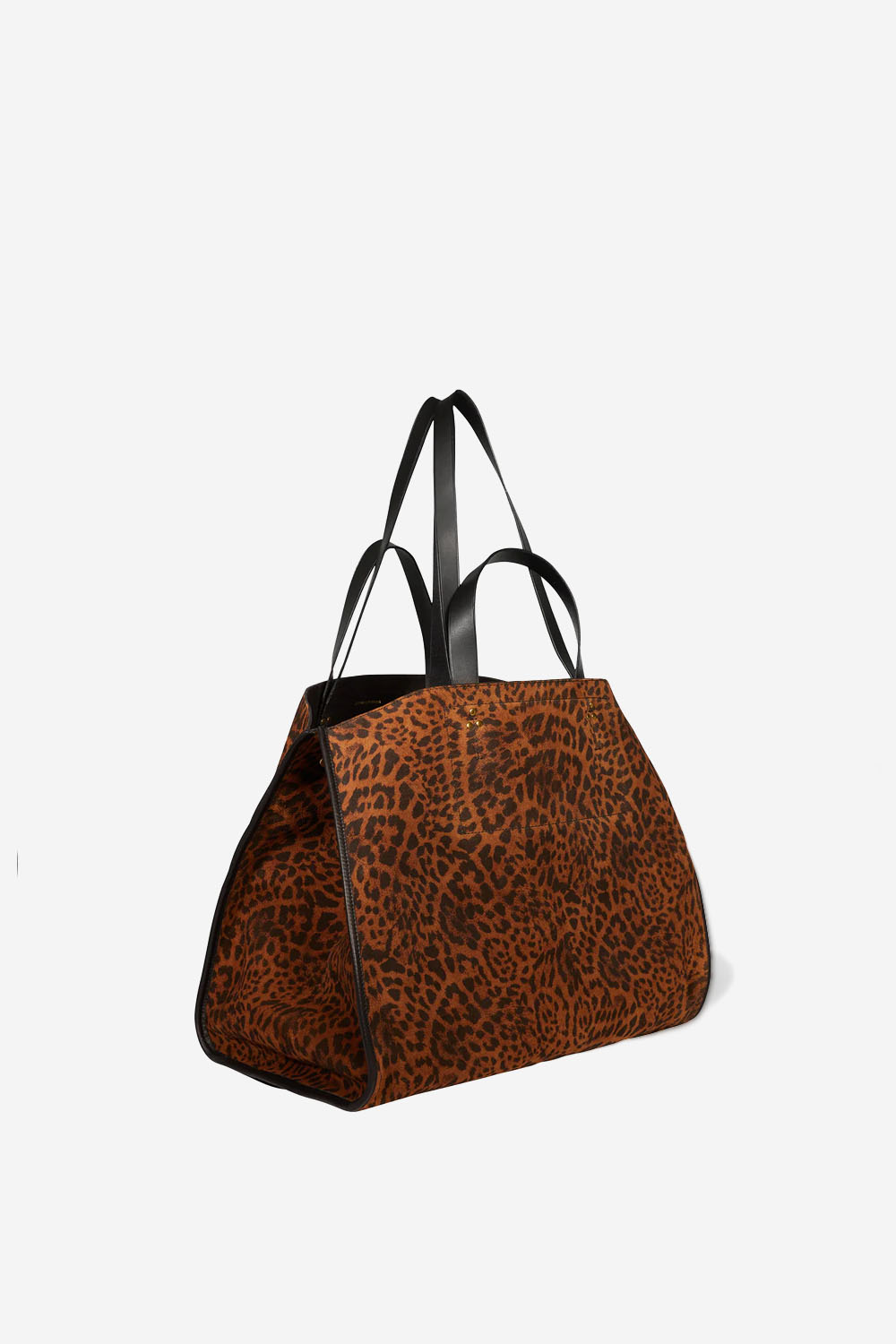 Leon L suede shoulder bag