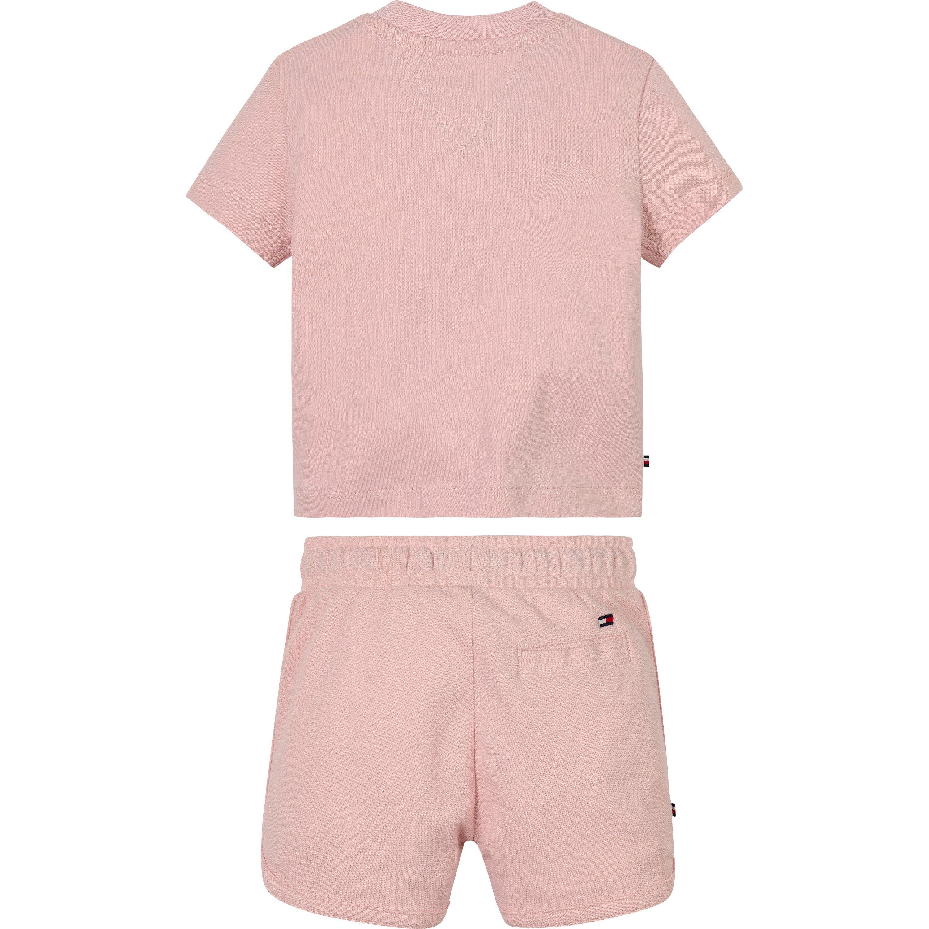 Tommy Hilfiger Logo T Shirt and Shorts Set Infants