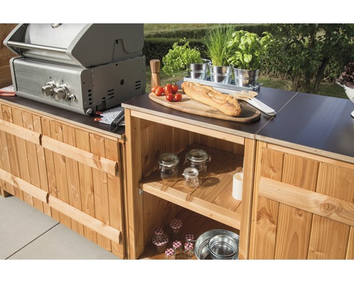 Tuinkast/buitenkeuken type 453 dressoir 120 x 92 x 58 cm Douglasspar