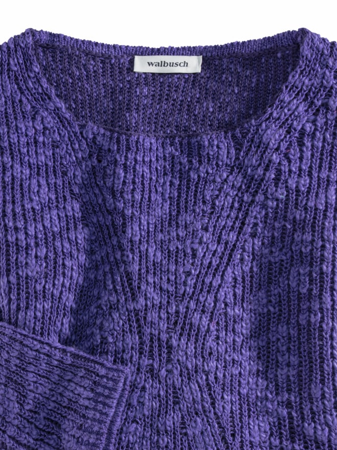 Flammengarn-Pullover