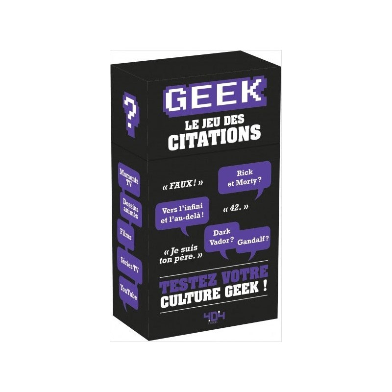 Geek - Le jeu des citations 2eme edition