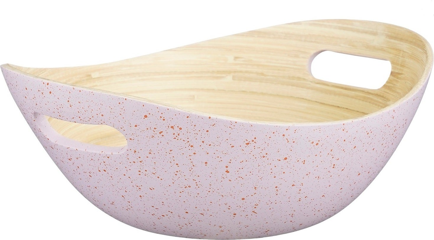 Mica Decorations schaal Mirian paars 26 x 22 x 10 cm