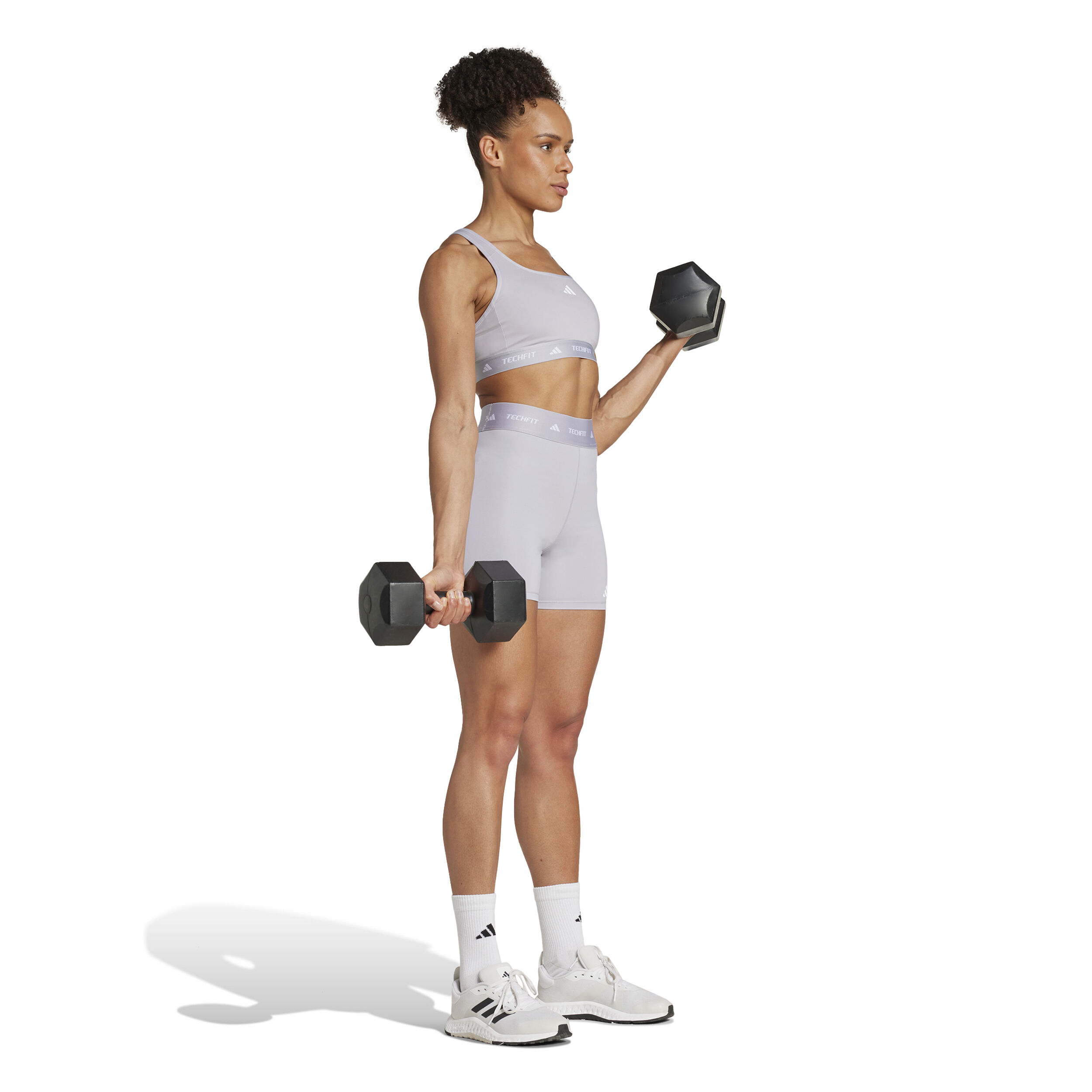 adidas Tech-Fit Short Avec Poche-balles Femmes - Gris Clair