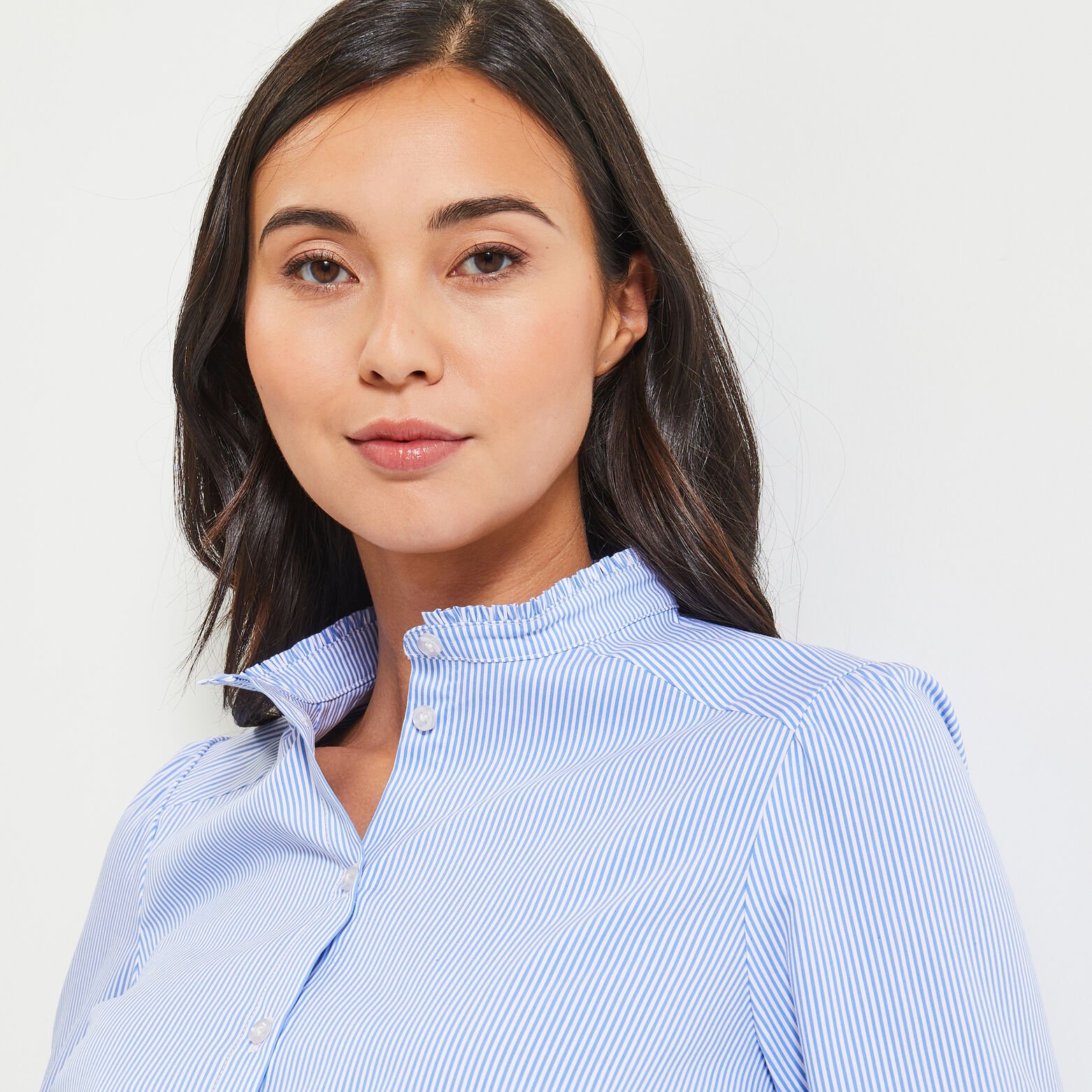 Chemise rayée femme