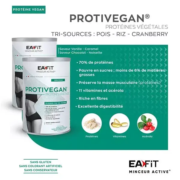 Eafit Protivegan Sabor Chocolate com Avelã 450g