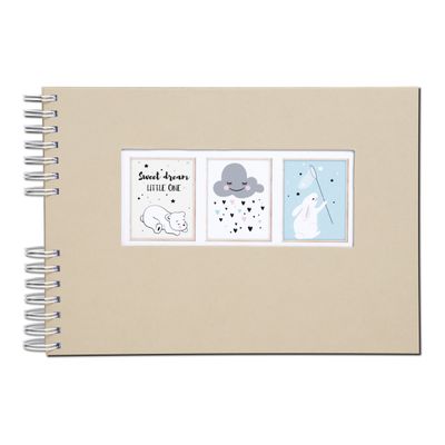 Exacompta Sweet - Album photos à spirale 32 x 22 cm - 50 pages - faune