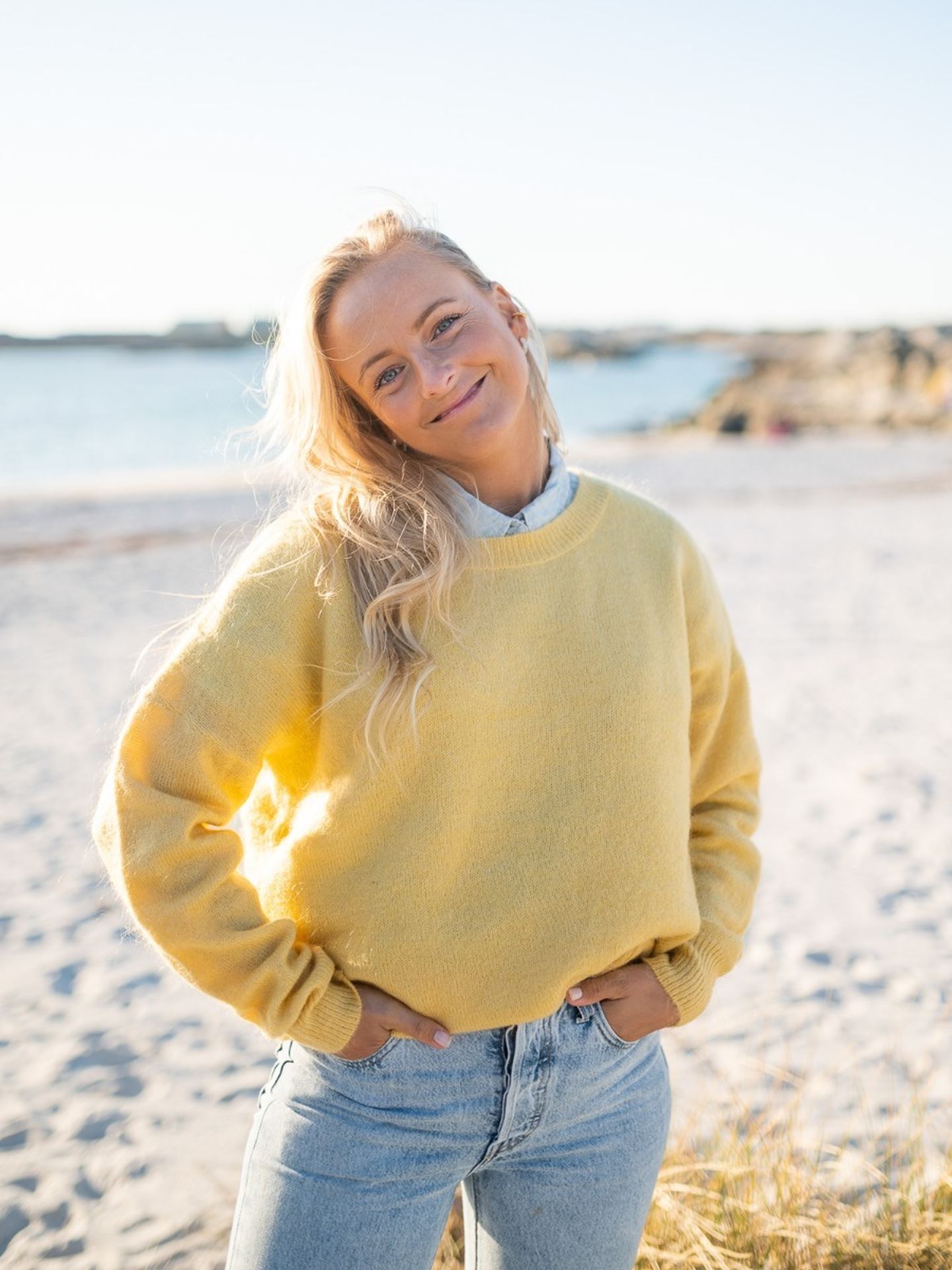 Femme Mohair O-Neck Pullover
