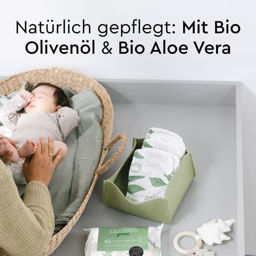 LILLYDOO green natürliche Feuchttücher