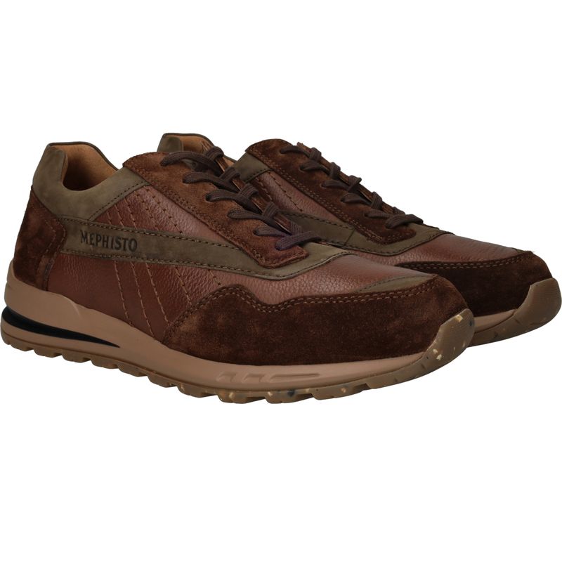 Mephisto Barth Velsport Sneakers Cognac Heren