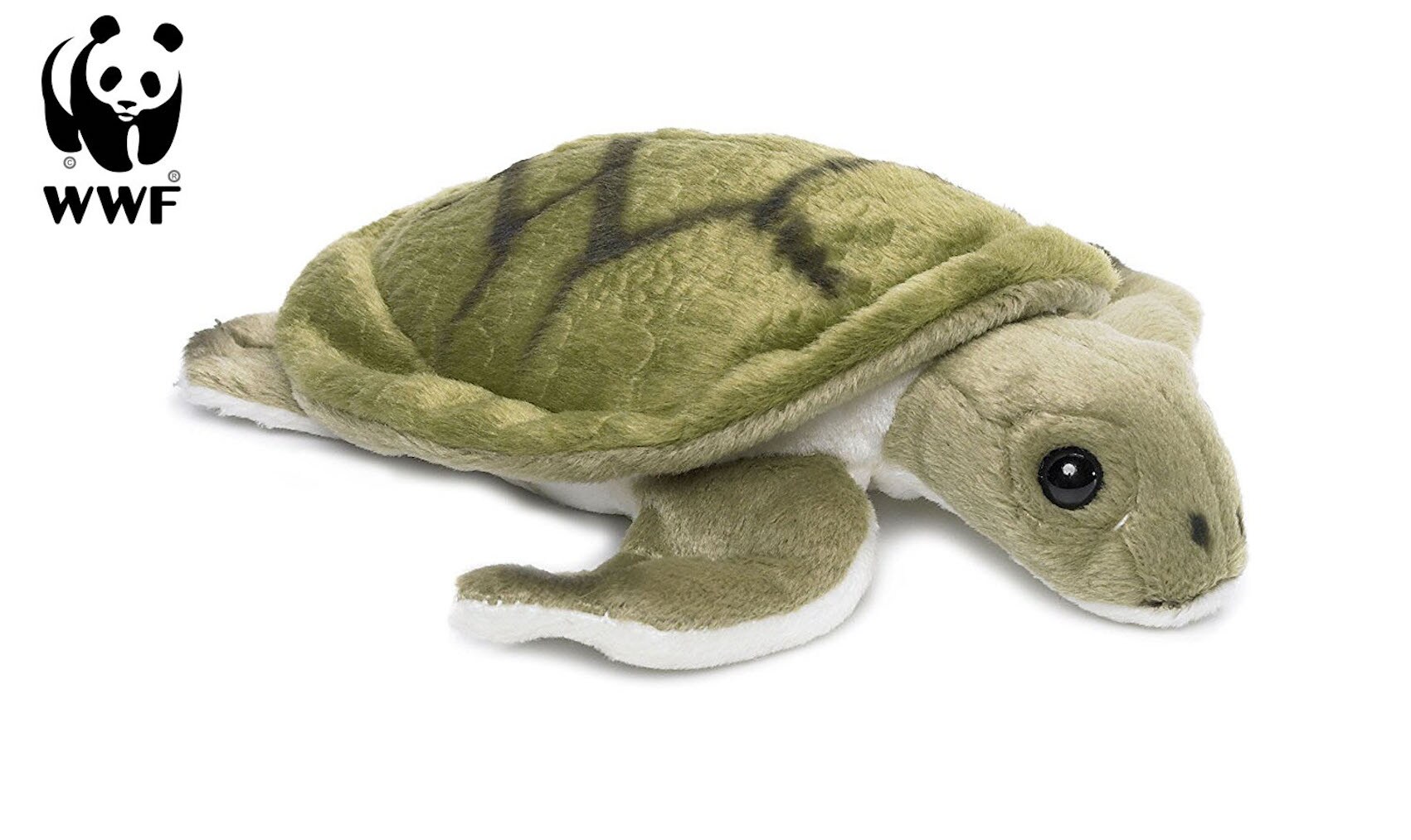 WWF - Plüschtier - Meeresschildkröte (18cm) lebensecht Kuscheltier Stofftier