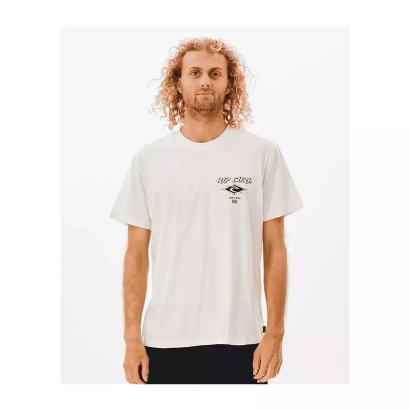 Teeshirt RIPCURL Fade Out Icon Tee Bone