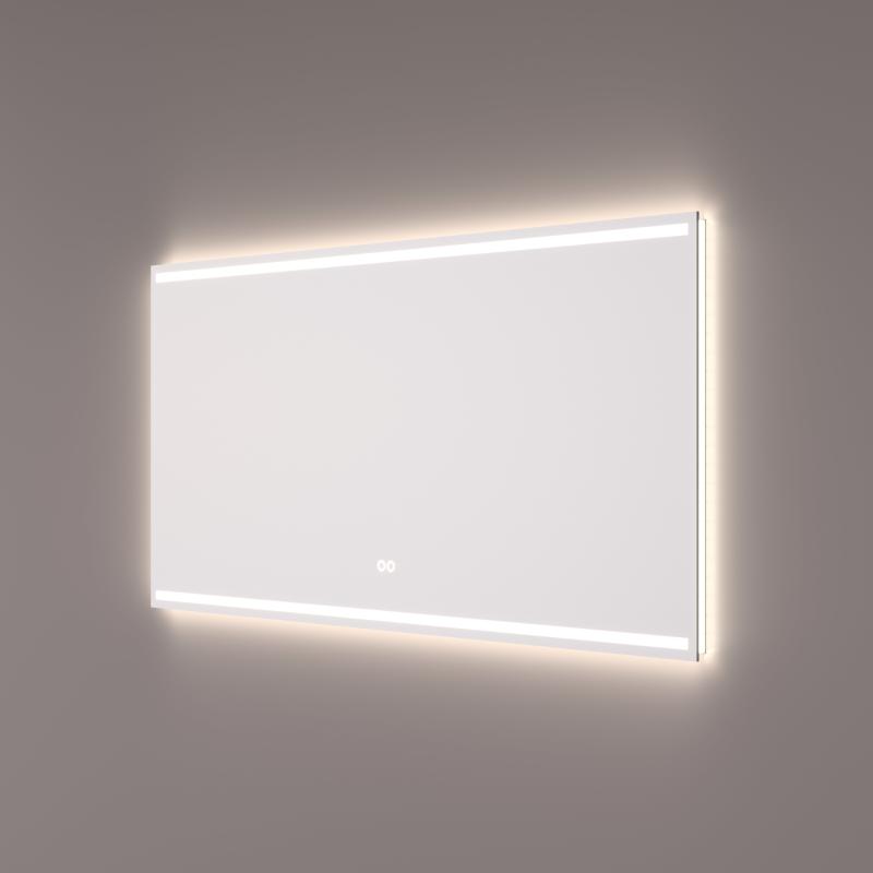 Hipp Design 7000 spiegel met LED verlichting en spiegelverwarming 120x70cm
