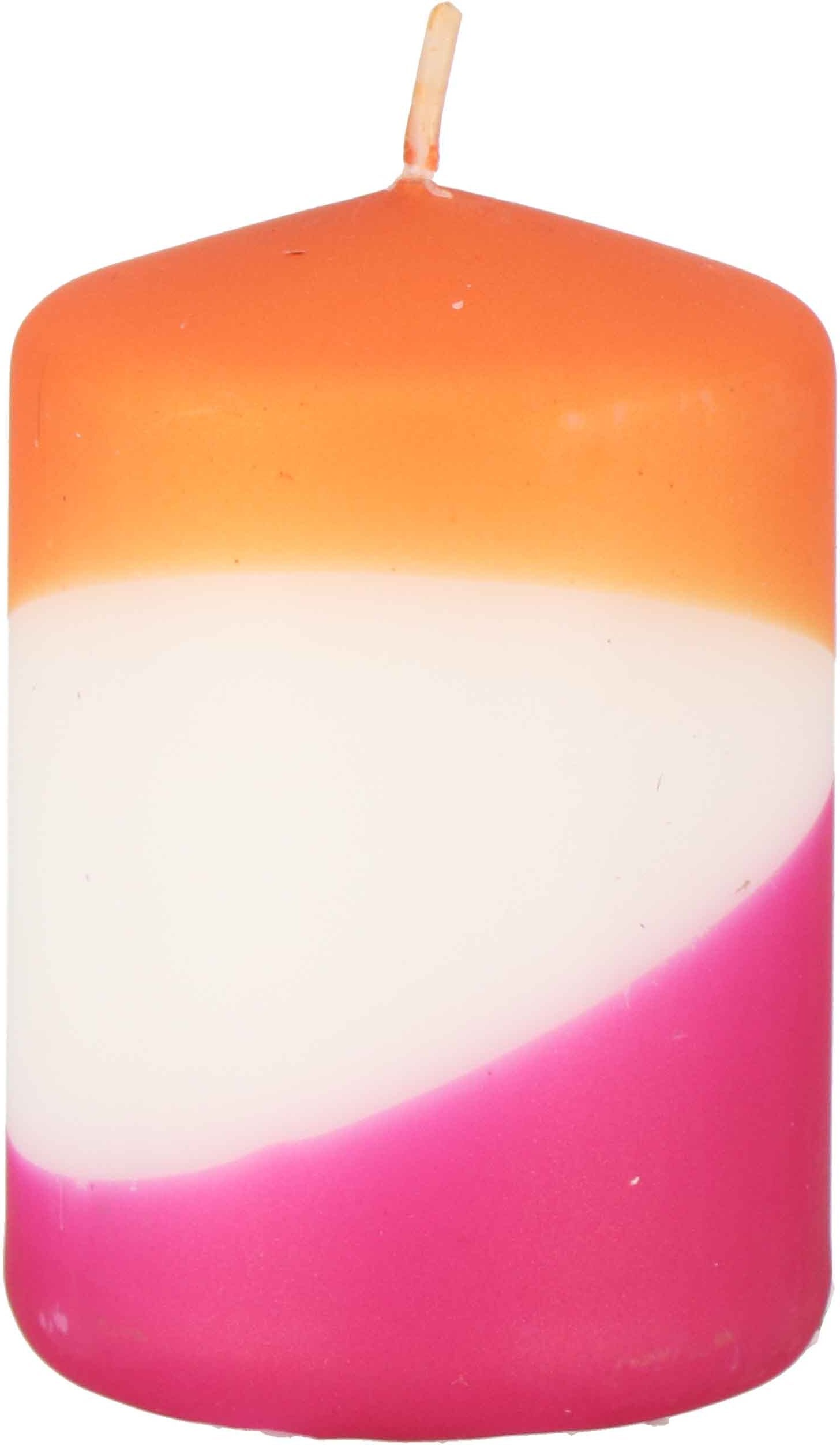 Stompkaars Duo Dip oranje / roze 45 uur D 7 H 10 cm
