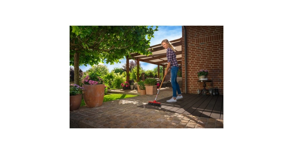 WOLF-Gartenmulti-star HB 350 M bezem  (Rood/zwart)