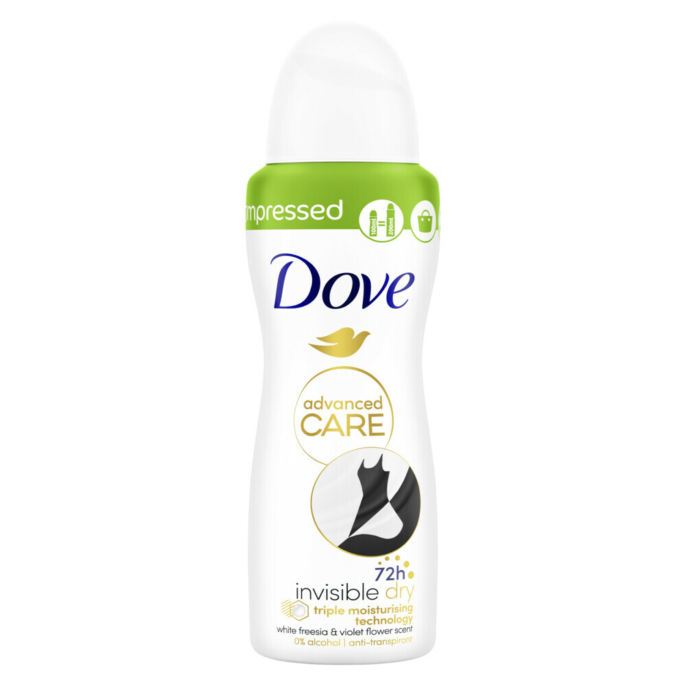 Dove Deodorant Spray Invisible Dry100 ml