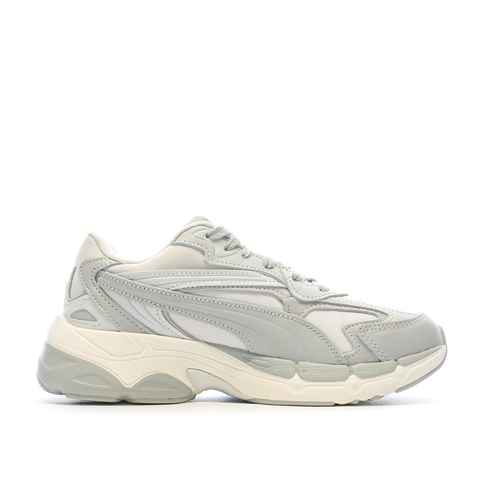 Puma Baskets Blanche/Gris Femme Puma Teveris Nitro