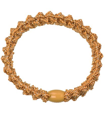 Kknekki Haargummi - Senfgelb Glitzer m. Lace