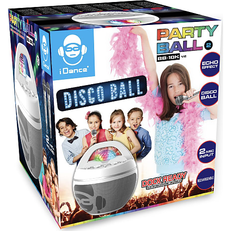 IDANCE BB10K2 bluetooth karaoke højttaler - grå