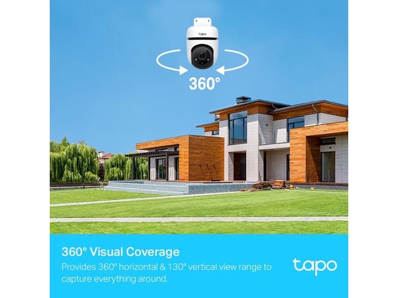 TP-Link Netzwerkkamera Tapo C500 Schwenk-/Neige-Sicherheits-Wi-Fi-Kamera für den Aussenbereich