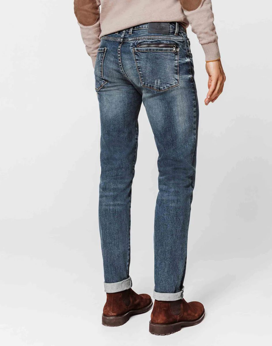Jean slim bleu moyen