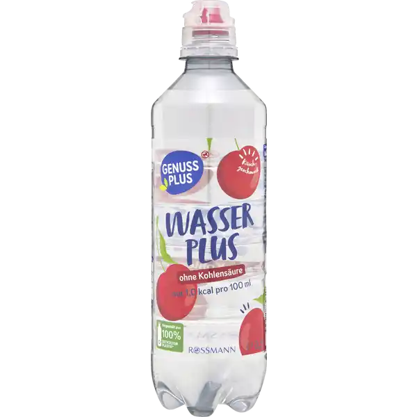 WasserPlus Kirschgeschmack 0,50 l still