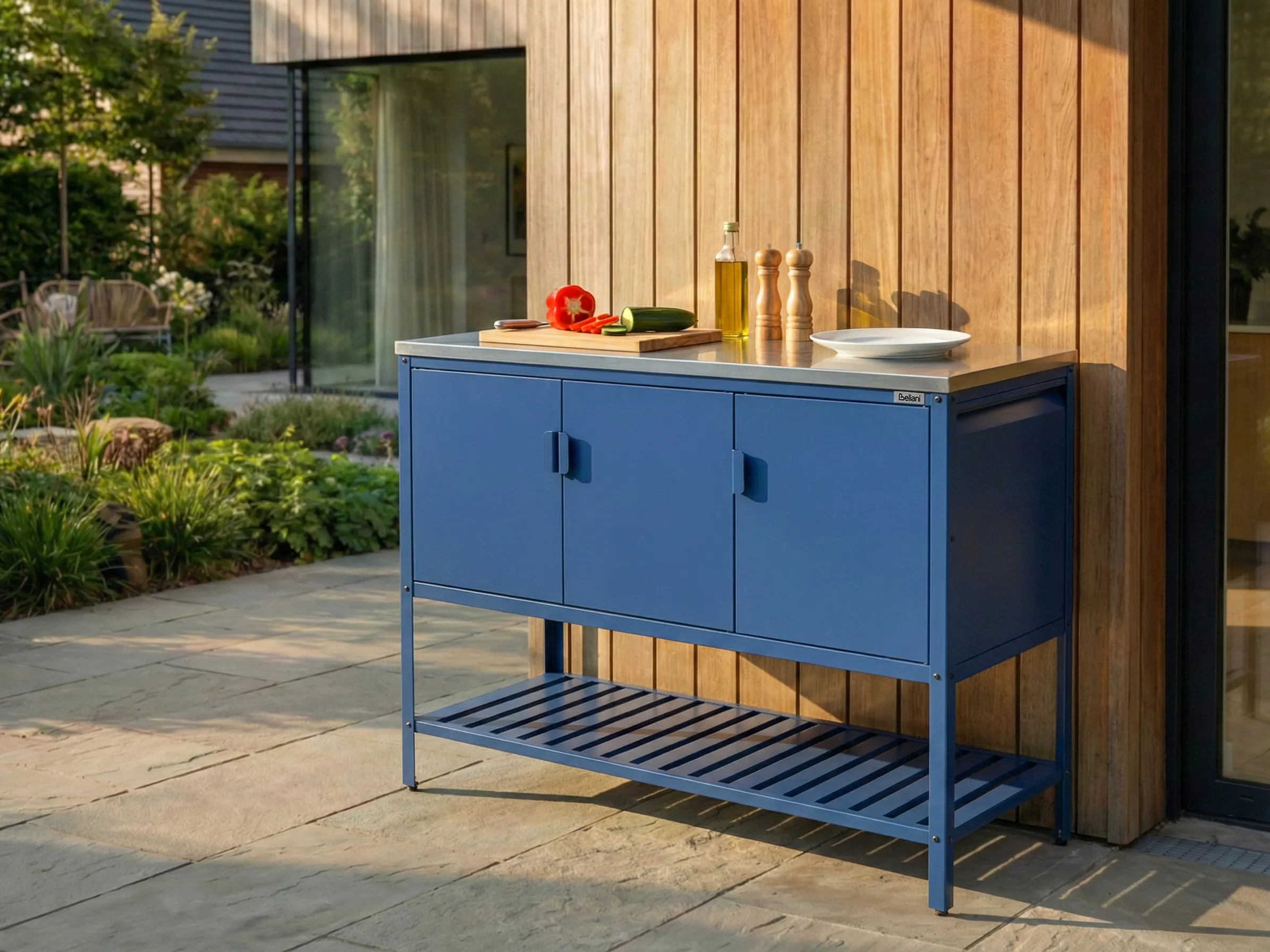 Tuin keukenkast MAENZA Metaal Blauw