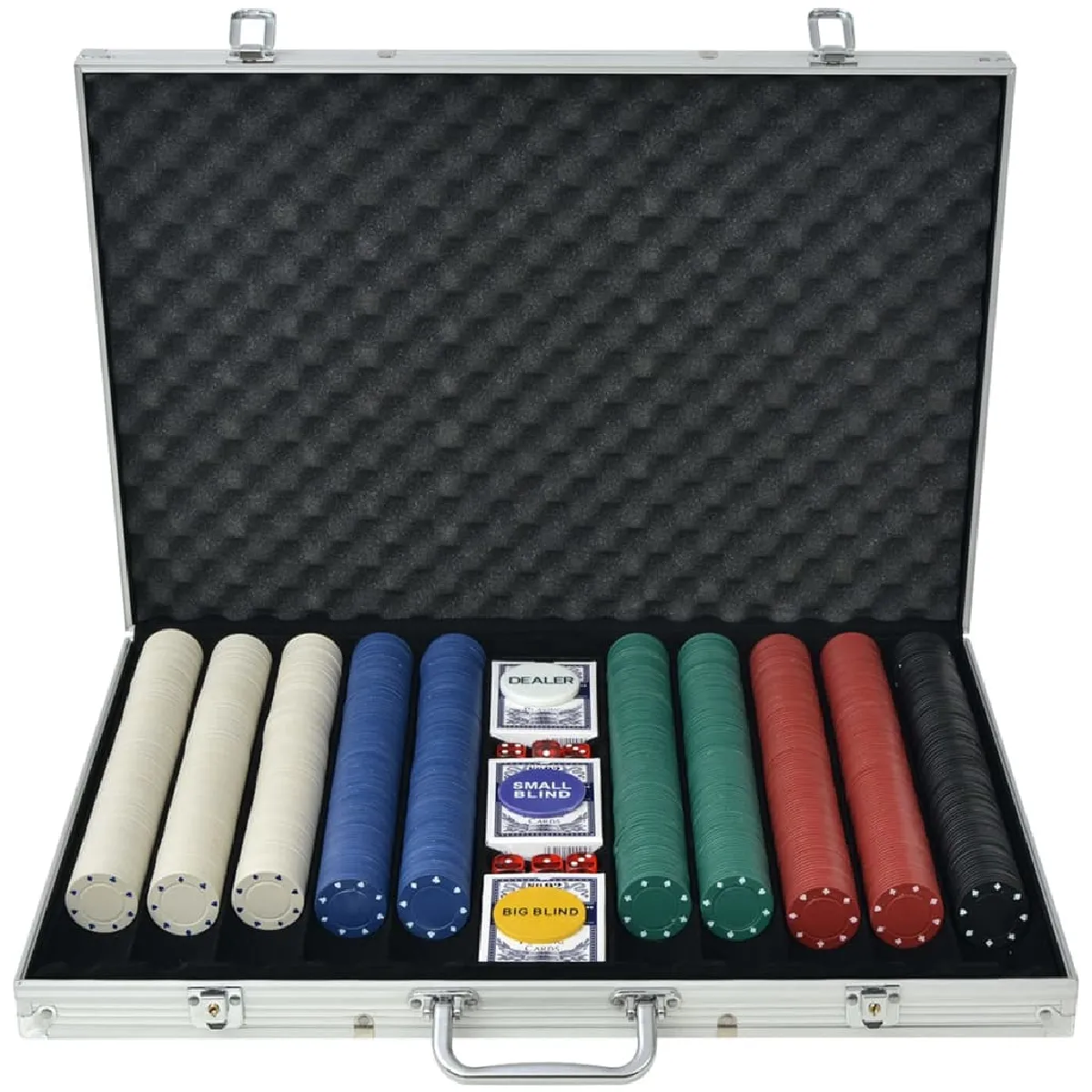 vidaXL Jeu de Poker avec 1000 Jetons